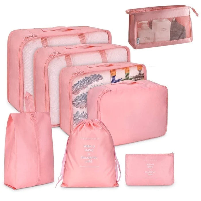 Kit  Organizador para Mala com 8 Peças